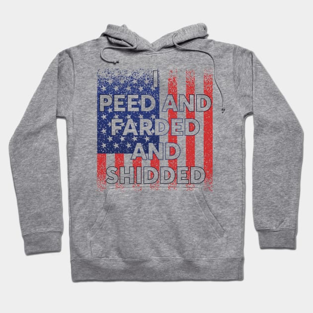 Peed Farded Shidded Meme Memes Dog Funny Election 202 Politics Hoodie by Mellowdellow